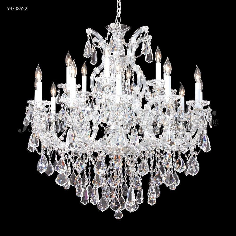 James Moder Lighting - 94738GL22 - Maria Theresa Royal - 19 Light Chandelier-38 Inches Tall and 37 Inches Wide