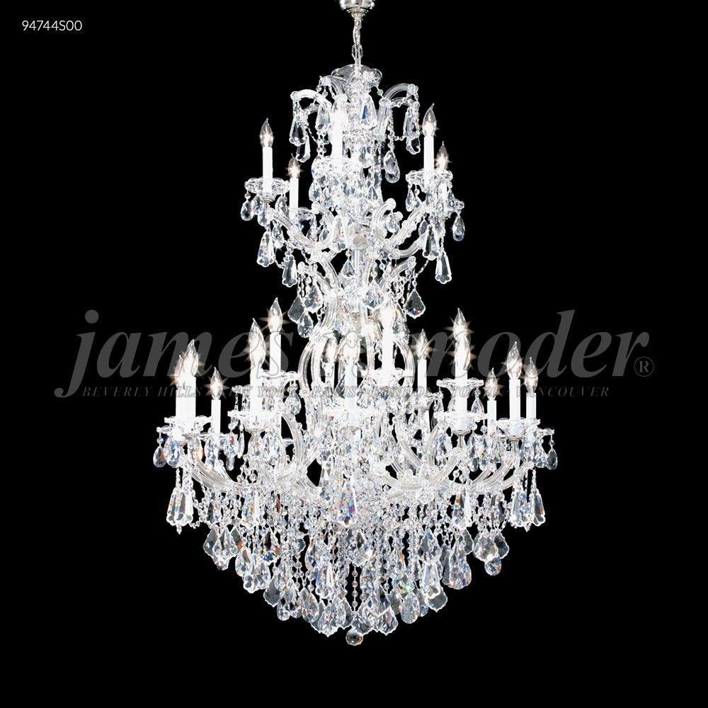 James Moder Lighting - 94744GL22 - Maria Theresa Royal - 25 Light Entry Chandelier-53 Inches Tall and 37 Inches Wide