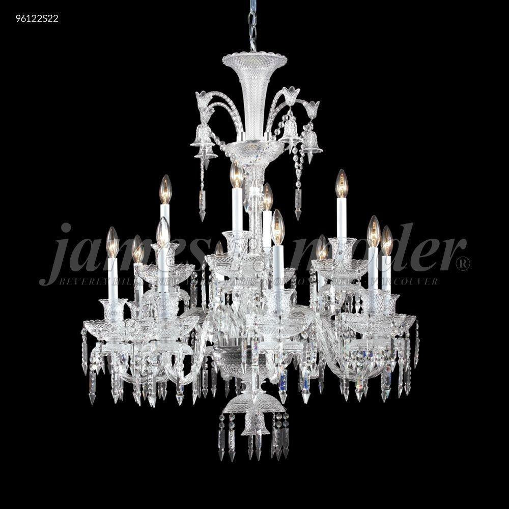 James Moder Lighting - 96122S22 - Le Chateau - 32 Inch Twelve Light Chandelier