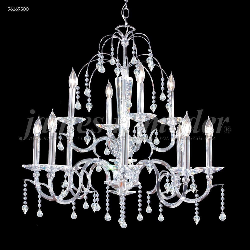 James Moder Lighting - 96169S22 - Medallion - 29 Inch Twelve Light Chandelier