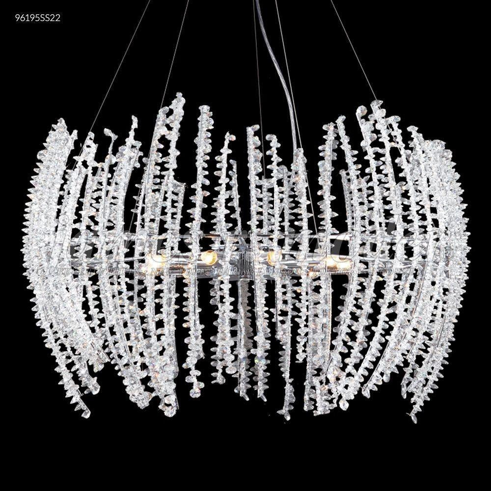 James Moder Lighting - 96195S22 - Continental Fashion - 17 Inch Nine Light Chandelier