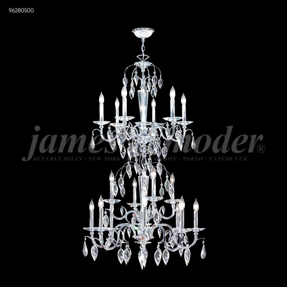 James Moder Lighting - 96280S22 - Eighteen Light Entry Chandelier