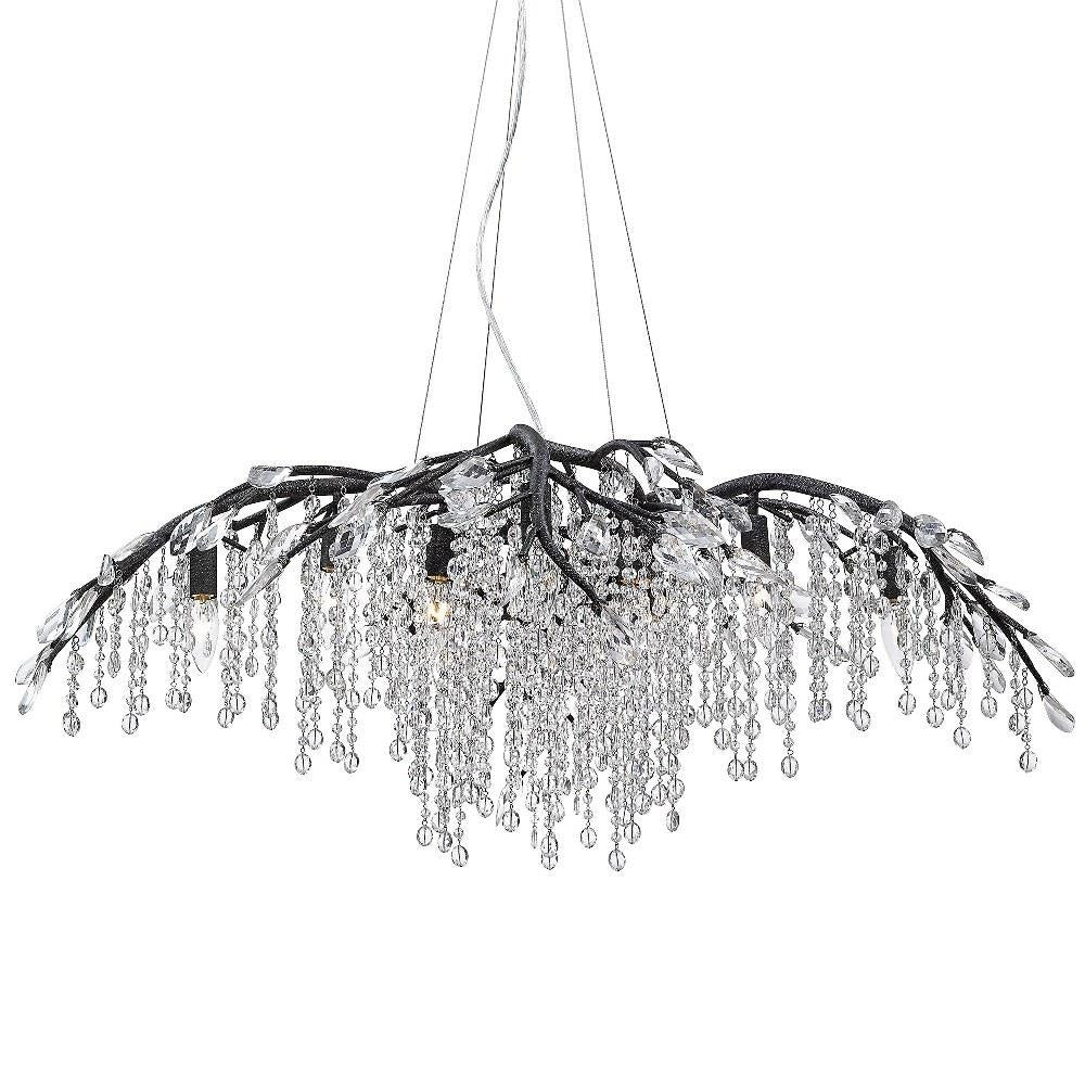Golden Lighting - 9903-12 - Autumn Twilight - 12 Light Chandelier in Organic style - 15.5 Inches high by 40 Inches wide