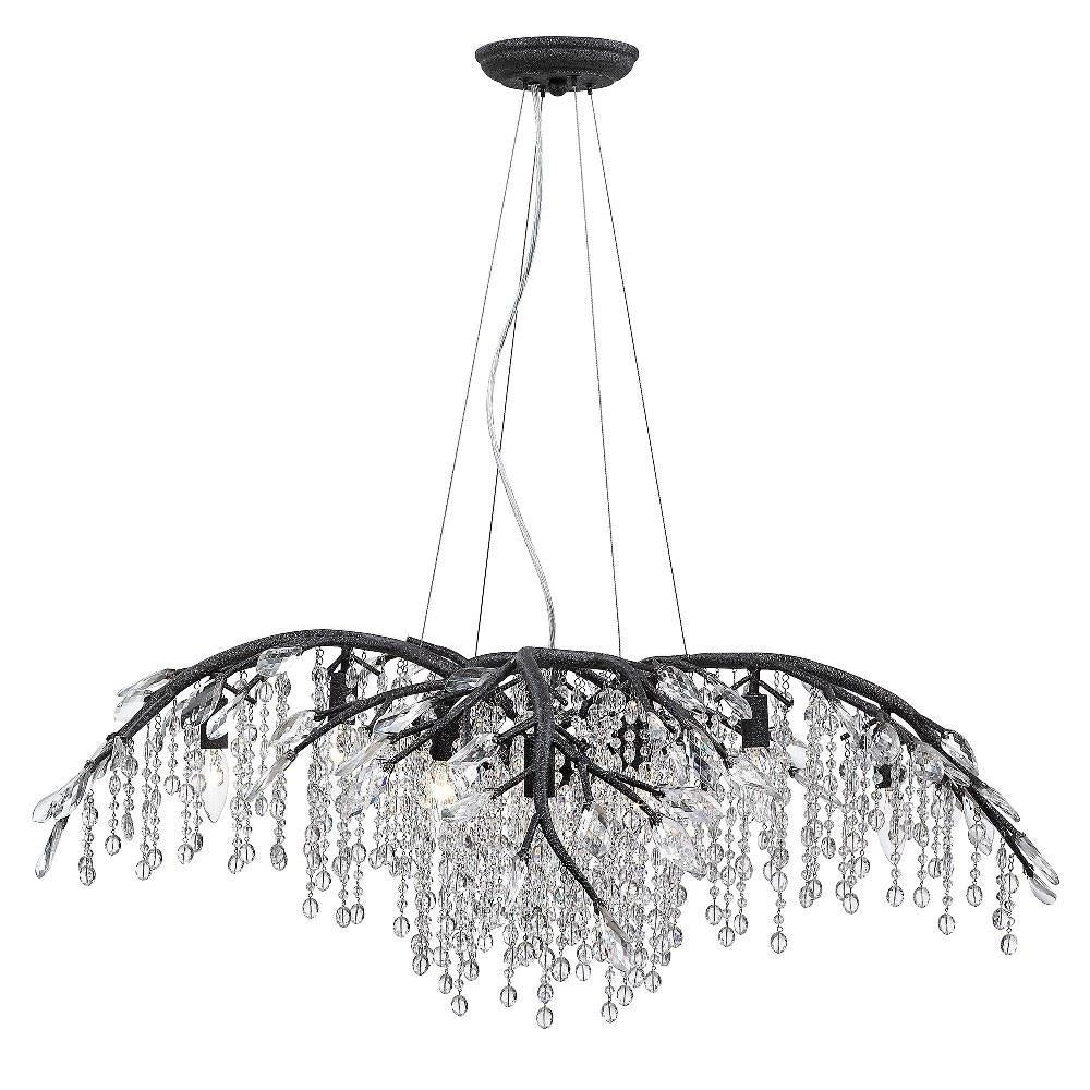 Golden Lighting - 9903-12 - Autumn Twilight - 12 Light Chandelier in Organic style - 15.5 Inches high by 40 Inches wide
