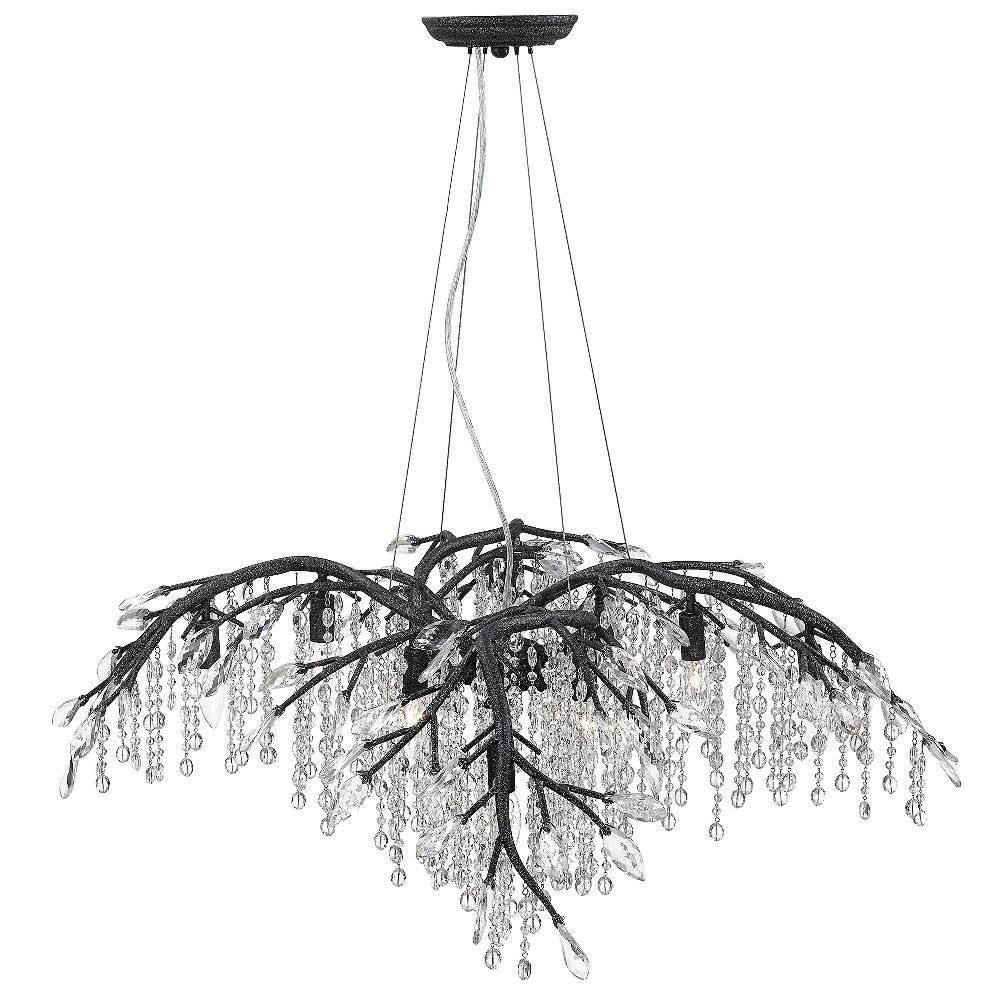 Golden Lighting - 9903-12 - Autumn Twilight - 12 Light Chandelier in Organic style - 15.5 Inches high by 40 Inches wide
