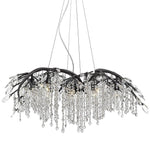 Golden Lighting - 9903-12 - Autumn Twilight - 12 Light Chandelier in Organic style - 15.5 Inches high by 40 Inches wide