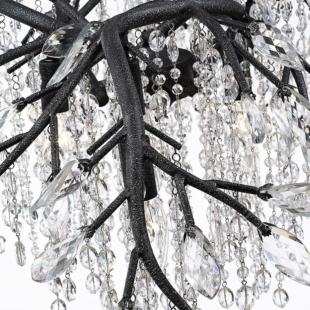 Golden Lighting - 9903-12 - Autumn Twilight - 12 Light Chandelier in Organic style - 15.5 Inches high by 40 Inches wide