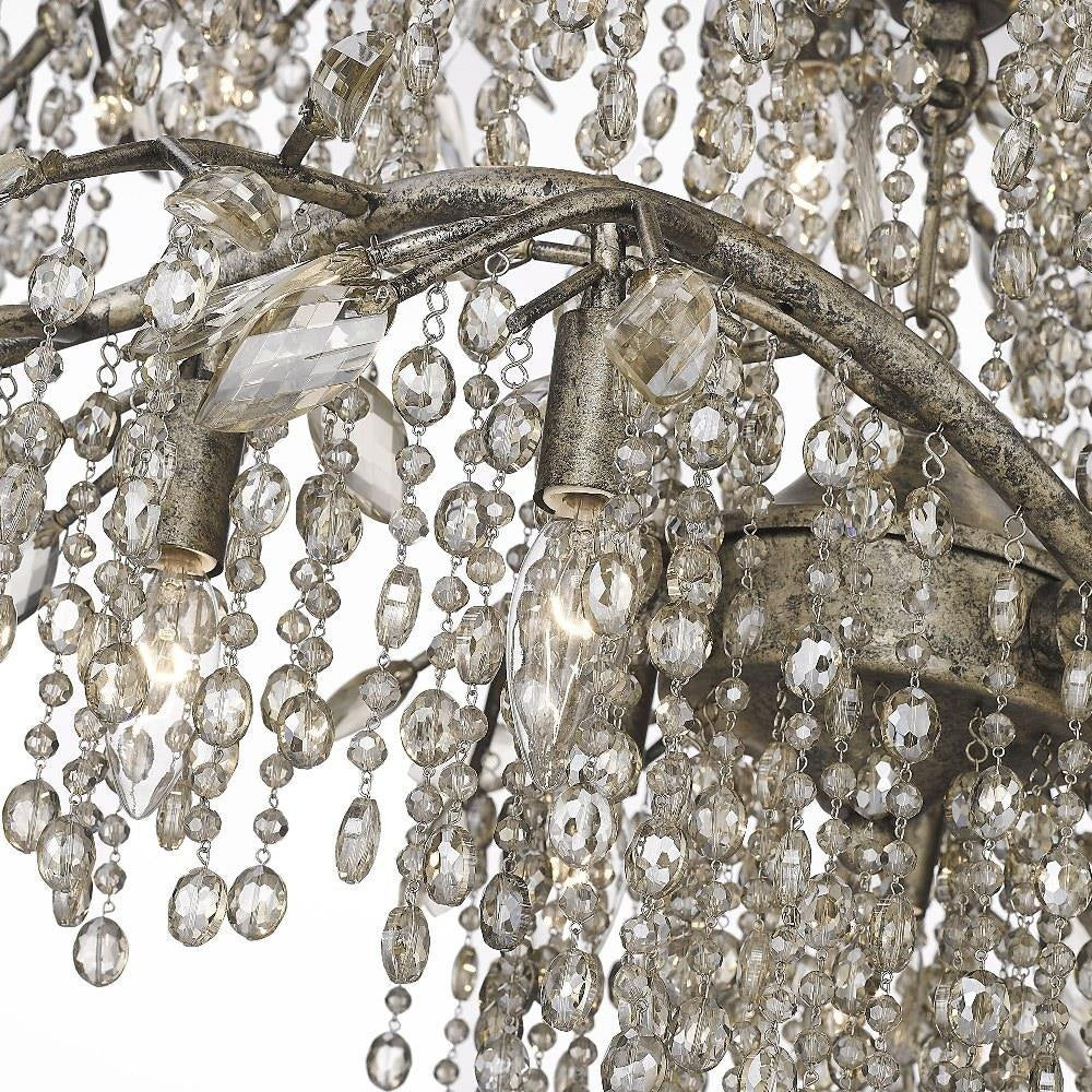 Golden Lighting - 9903-18 - Autumn Twilight - 18 Light 2-Tier Chandelier in Organic style - 27.5 Inches high by 40 Inches wide