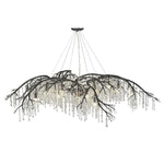 Golden Lighting - 9903-24 BI - Autumn Twilight - 24 Light Chandelier in Organic style - 23 Inches high by 78 Inches wide