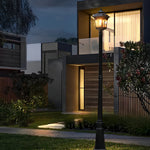 Retro Minimalist LED Waterproof European Style Garden Lamp Post Lights