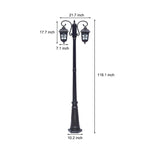2-Light Outdoor Waterproof Retro European Style Street Lights