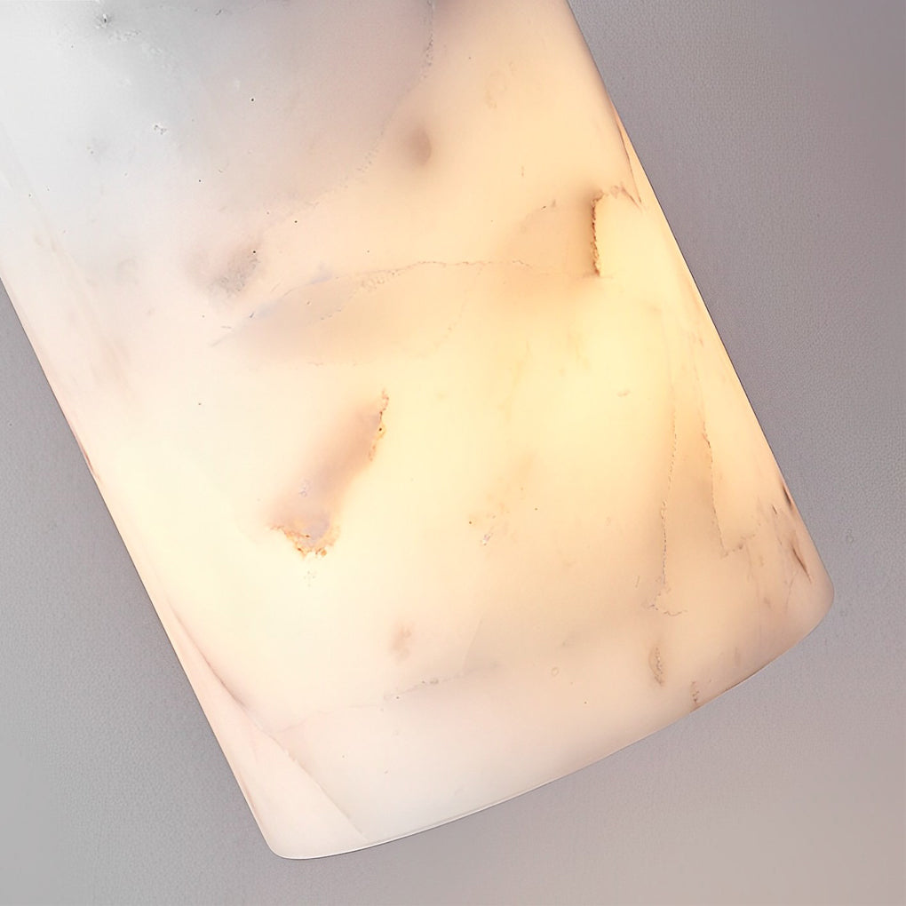 Minimalist Cylindrical Marmoreal 3 Step Dimming Nordic Pendant Lights