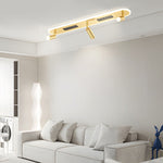 Long Aluminum 3 Step Dimming Modern Ceiling Lights Adjustable Spotlights