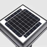 Creative Square LED Waterproof Black Retro Solar Fence Post Lights