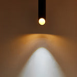 Long Cylindrical Oblique LED Minimalist Nordic Chandelier Pendant Lights