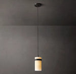 Ravelle Milk Glass Pendant 5"