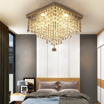 Crystal LED Chandelier Ceiling Lamp for Luxe Home Decor