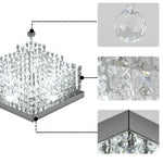 Crystal LED Chandelier Ceiling Lamp for Luxe Home Decor