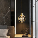 Crystal LED Ceiling Lamp Chandelier Iron Art Bar Home Decor.