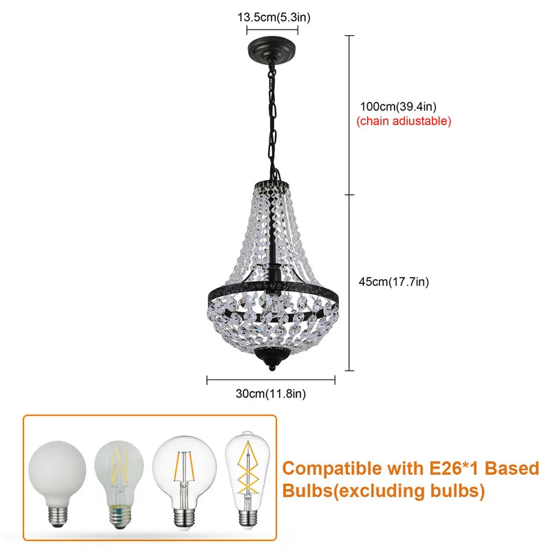 Luxury Crystal Pendant Chandelier for Modern Living Dining Room Hotel Decor
