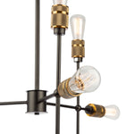 Gambit Chandelier, 8-Light, LED, Brass, 35.3"W (700GMBCR-LED927 70DN4W2)