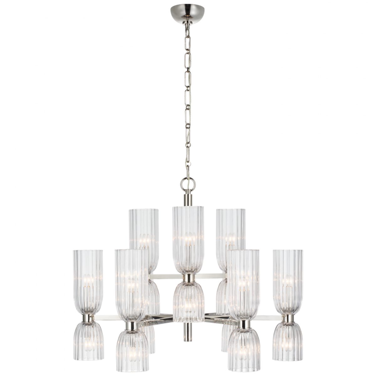 Asalea Medium Two-Tier Chandelier