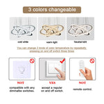 Luxury Crystal Ring LED Chandelier for Living & Dining Room