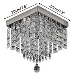 Crystal LED Chandelier Ceiling Lamp for Luxe Home Decor