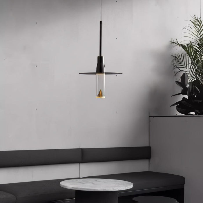 Acrylic Hat Plate Pendant Light