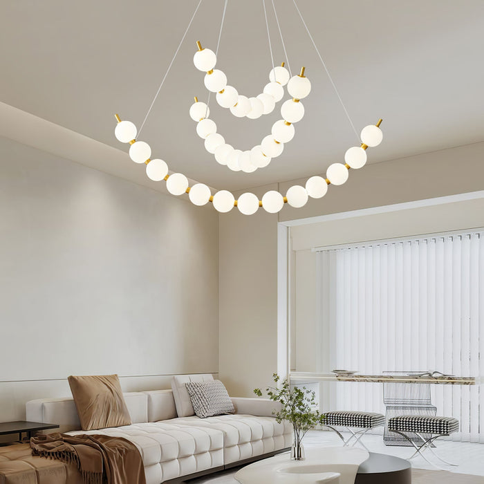 Acrylic Pearls Chandelier