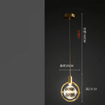 Crystal LED Ceiling Lamp Chandelier Iron Art Bar Home Decor.