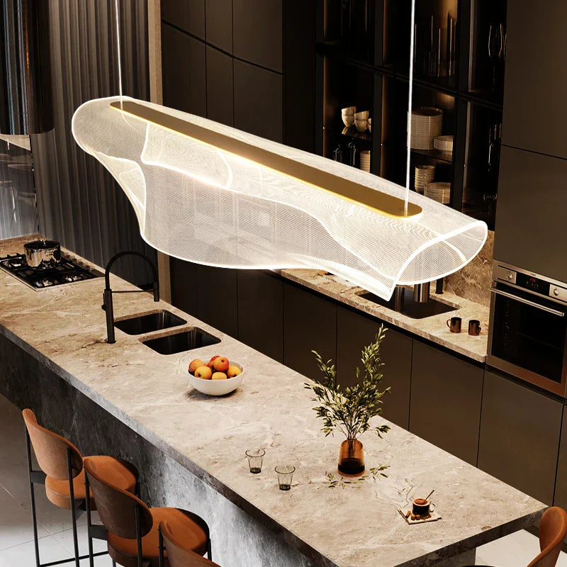 Nordic Acrylic LED Ceiling Chandelier for Modern Indoor Lighting