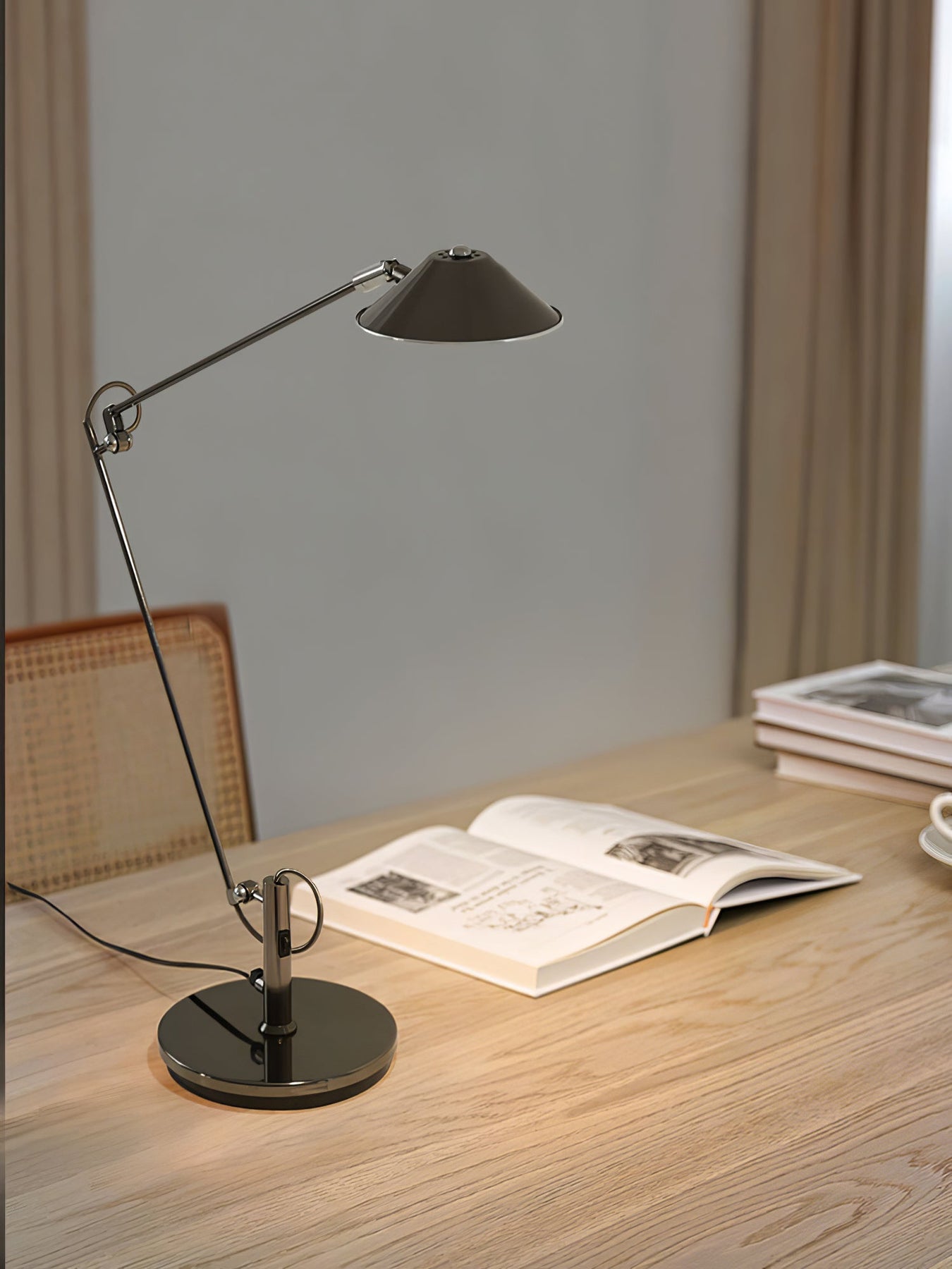 Adjustable Black Office Task Lamp– YOVINO