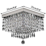 Crystal LED Chandelier Ceiling Lamp for Luxe Home Decor