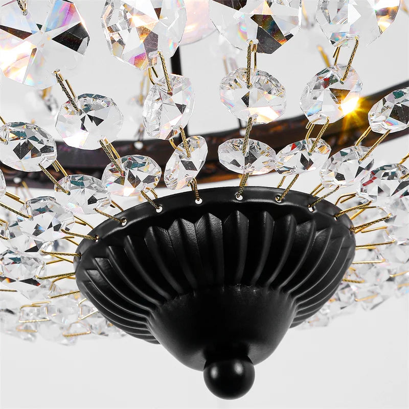 Luxury Crystal Pendant Chandelier for Modern Living Dining Room Hotel Decor