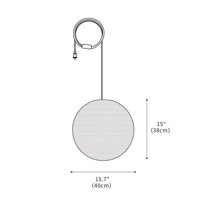 Akari A Pendant Swag Light