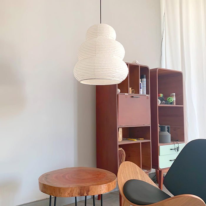 Akari Gourd Pendant Light 15.7"