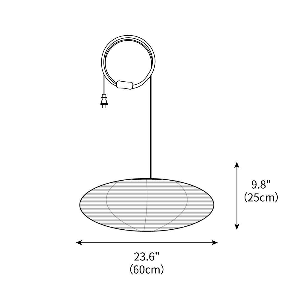 Akari Oval Pendant Swag Light