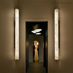 Alabaster Pillar Sconce