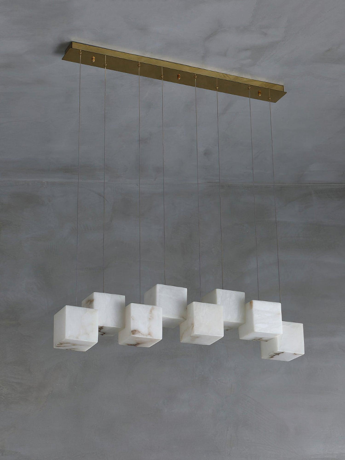 Alabaster Box Chandelier