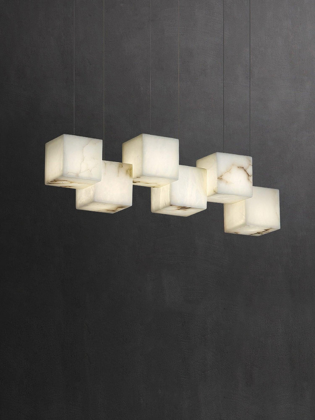 Alabaster Box Chandelier