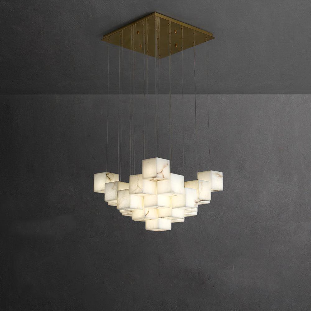Alabaster Box Chandelier