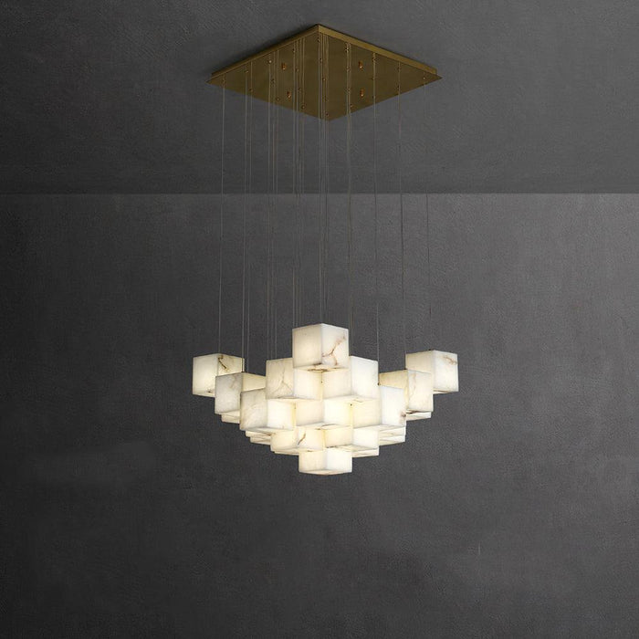 Alabaster Box Chandelier