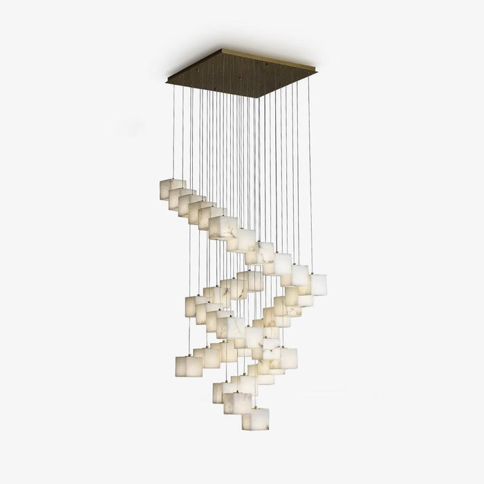 Alabaster Box Chandelier
