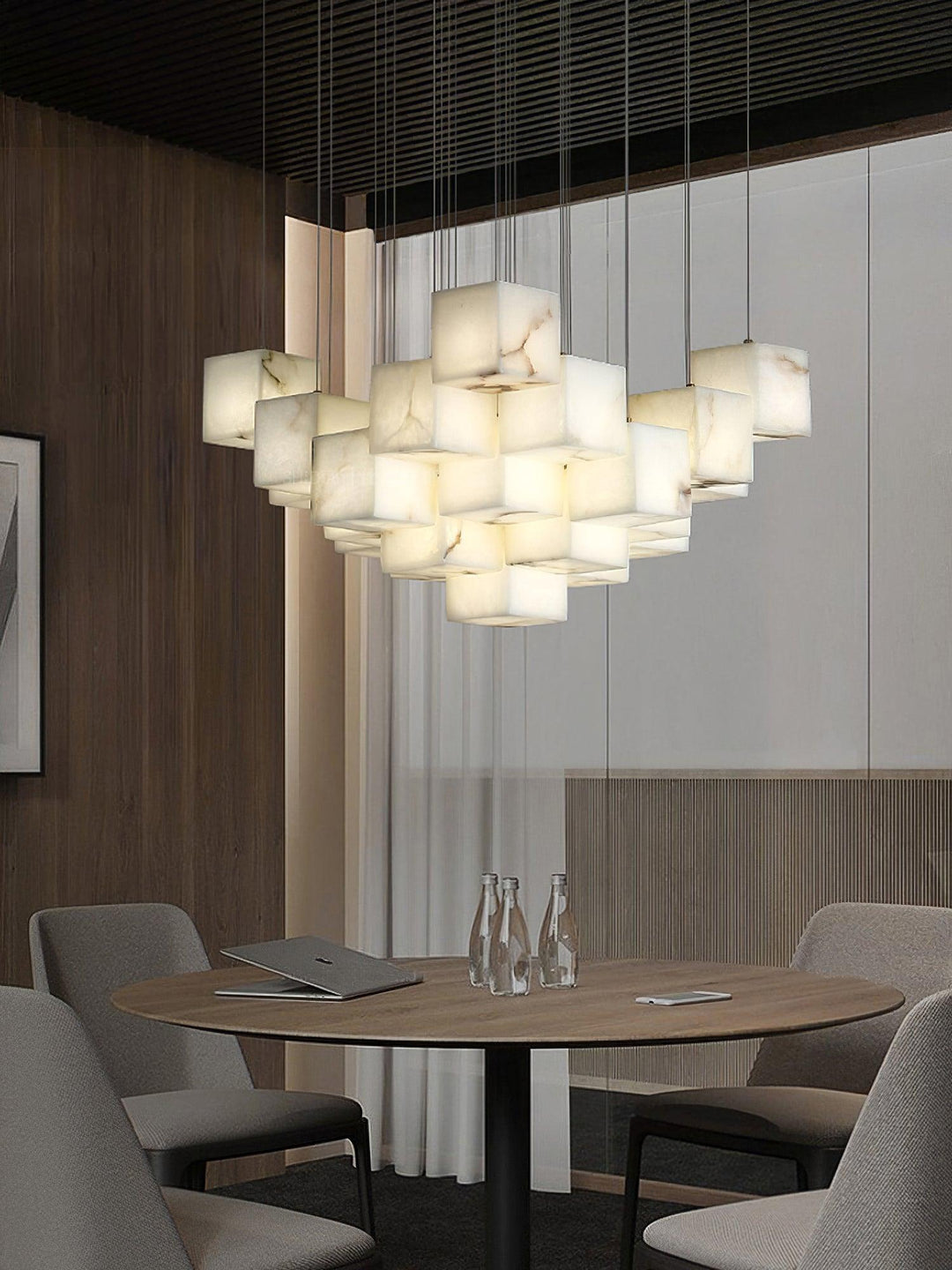 Alabaster Box Chandelier