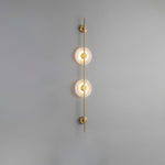 Alabaster Vertical Plug-in Wall Sconce