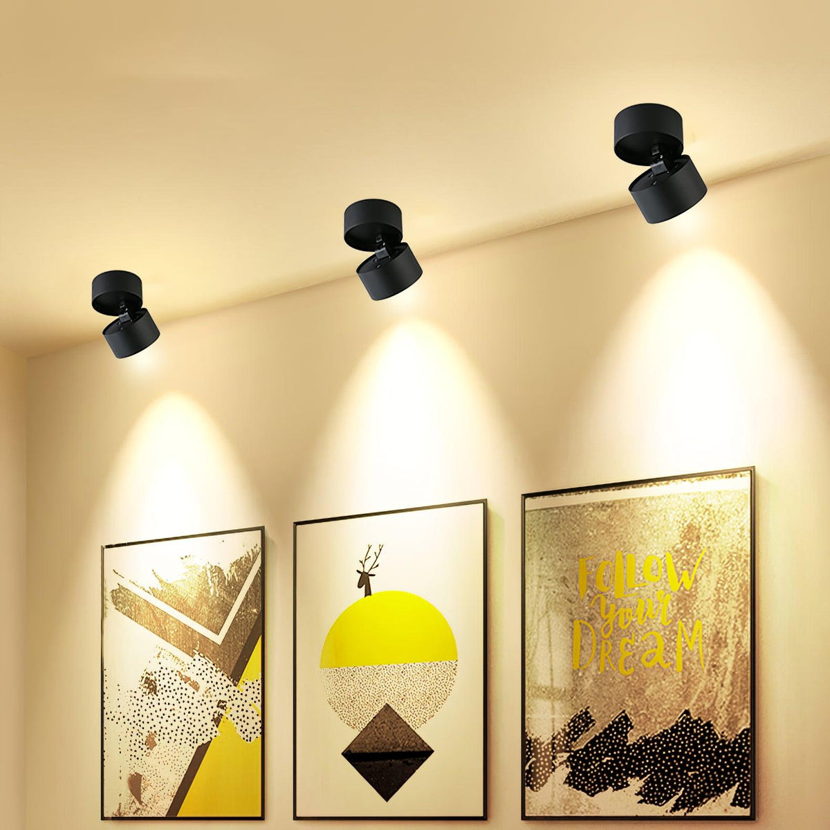 Anti-glare Nordic Surface Mounted Spotlight 3.9"
