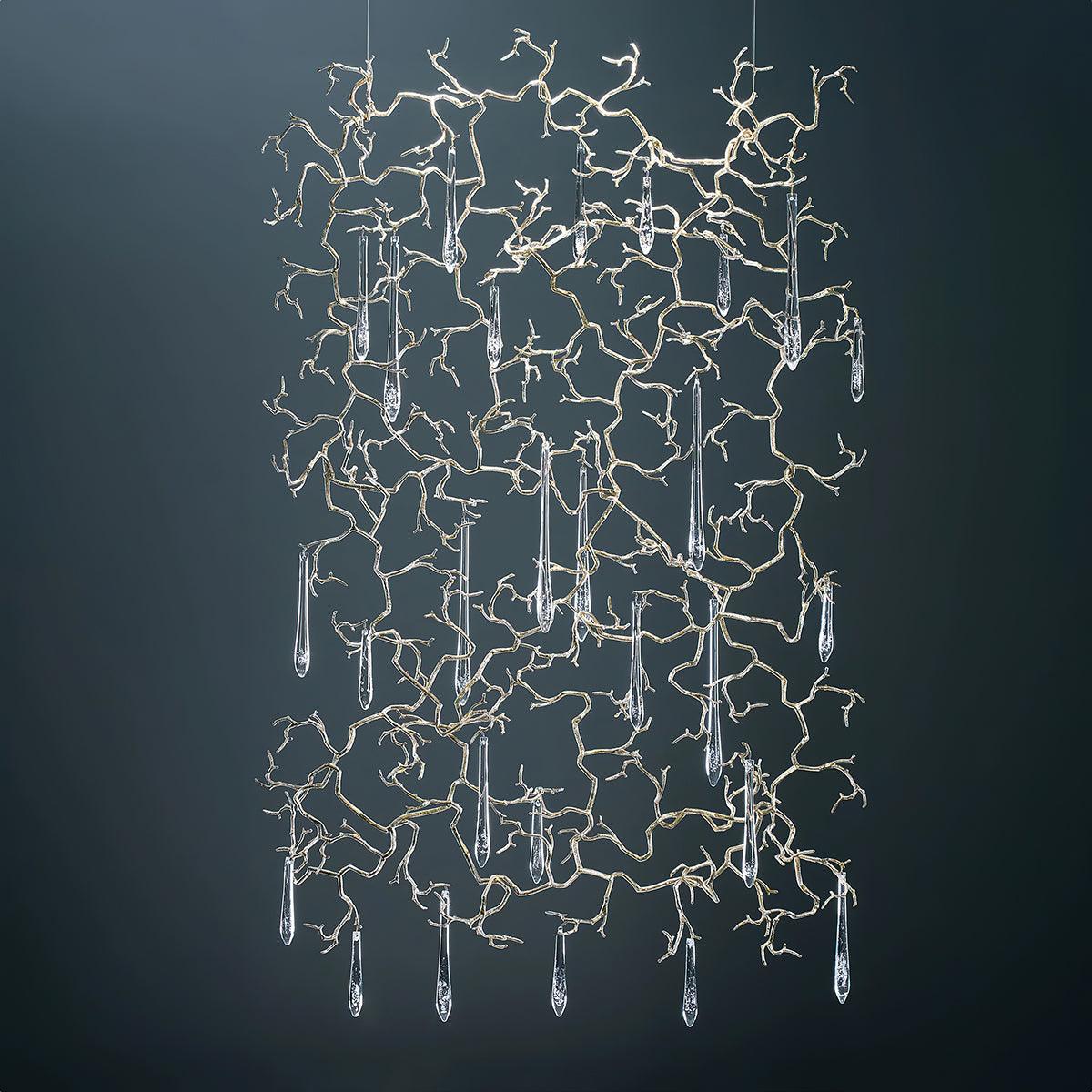 Aqua Window Chandelier