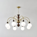 Archway Walnut Color Chandelier