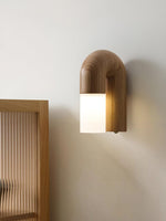 Arcus Wood Wall Lamp 7.1"
